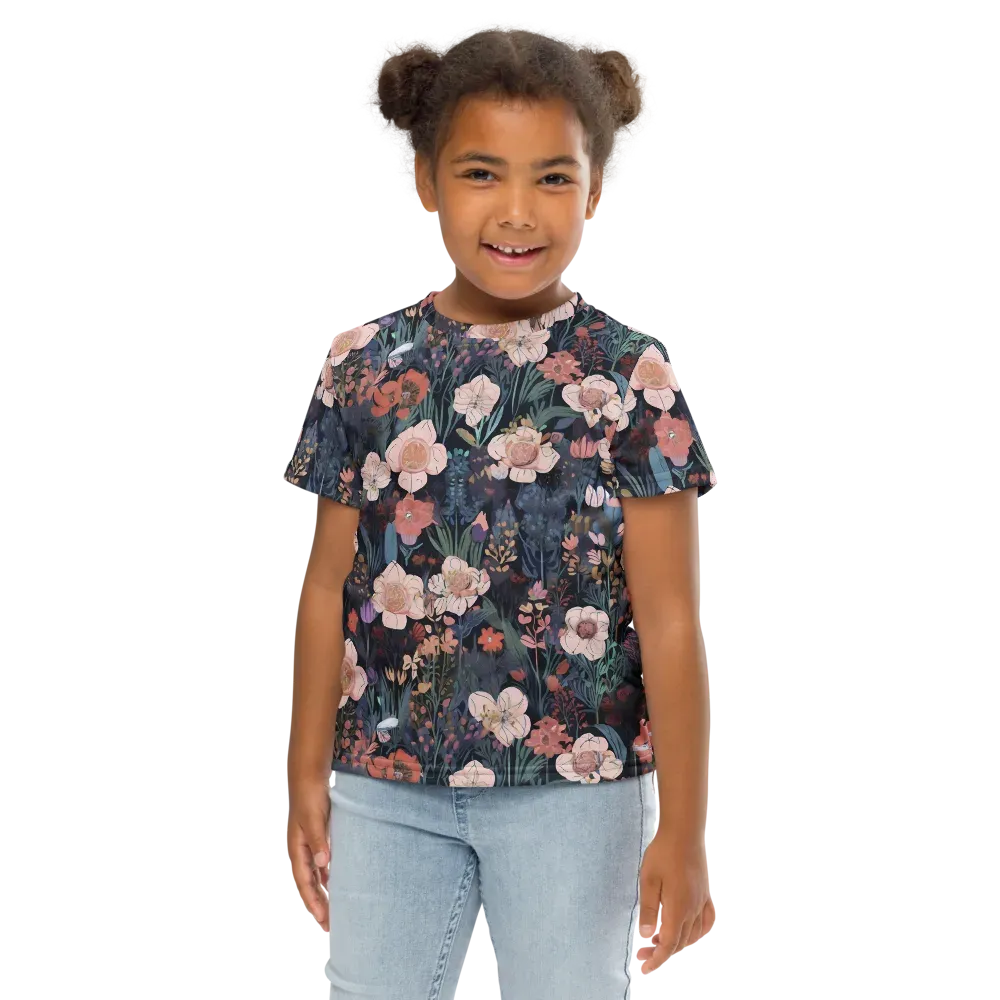 Midnight Conservatory on Kids Crew Neck T-Shirt — Front