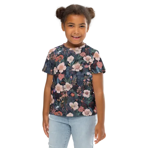 Midnight Conservatory on a Kids Crew Neck T-Shirt