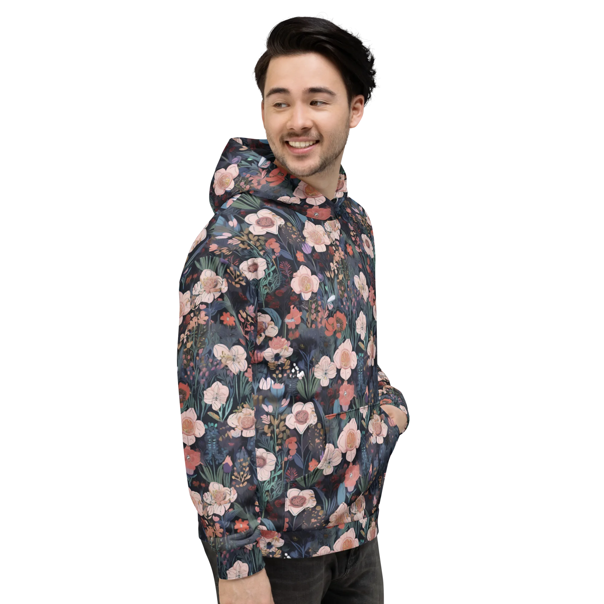 Midnight Conservatory on Hoodie — Right