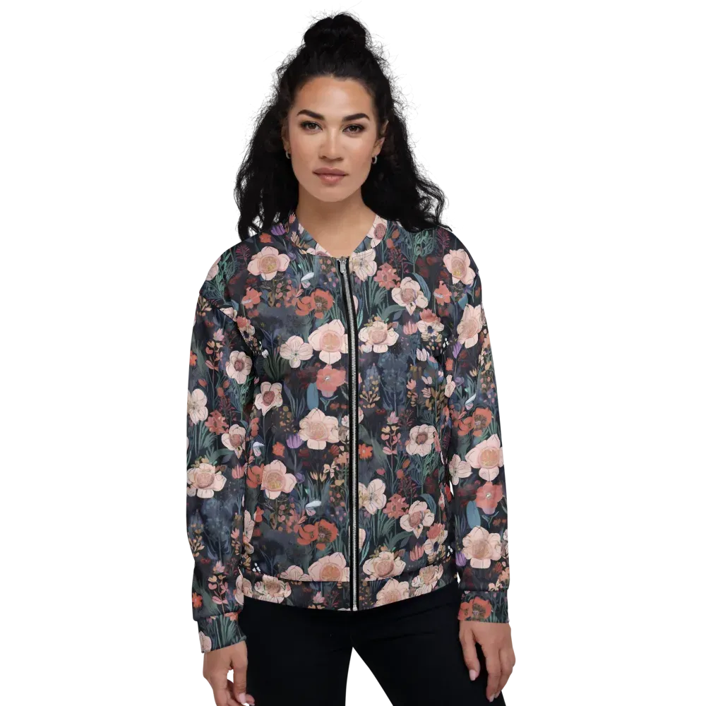 Midnight Conservatory on Bomber Jacket — Front