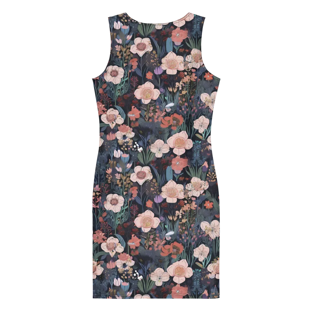 Midnight Conservatory on Bodycon Dress — Back