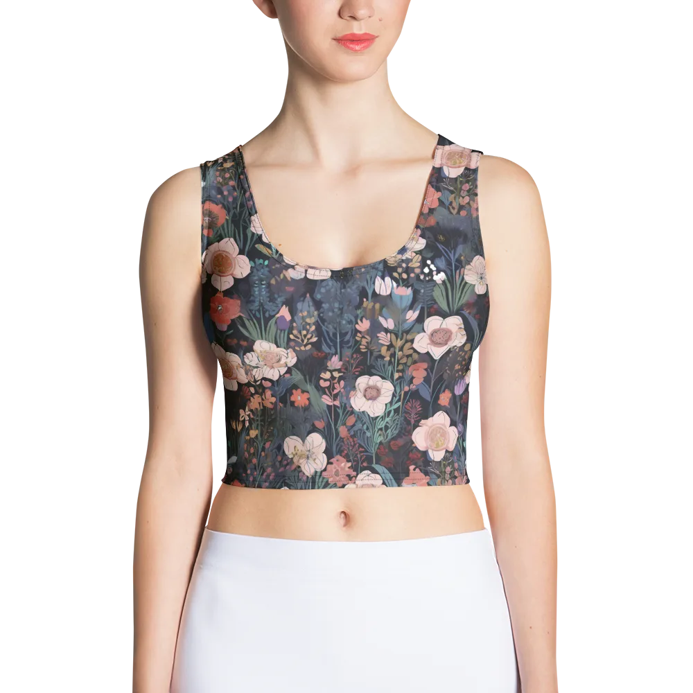 Midnight Conservatory on Crop Top — Front
