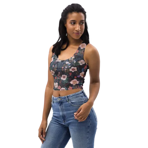Midnight Conservatory on a Crop Top
