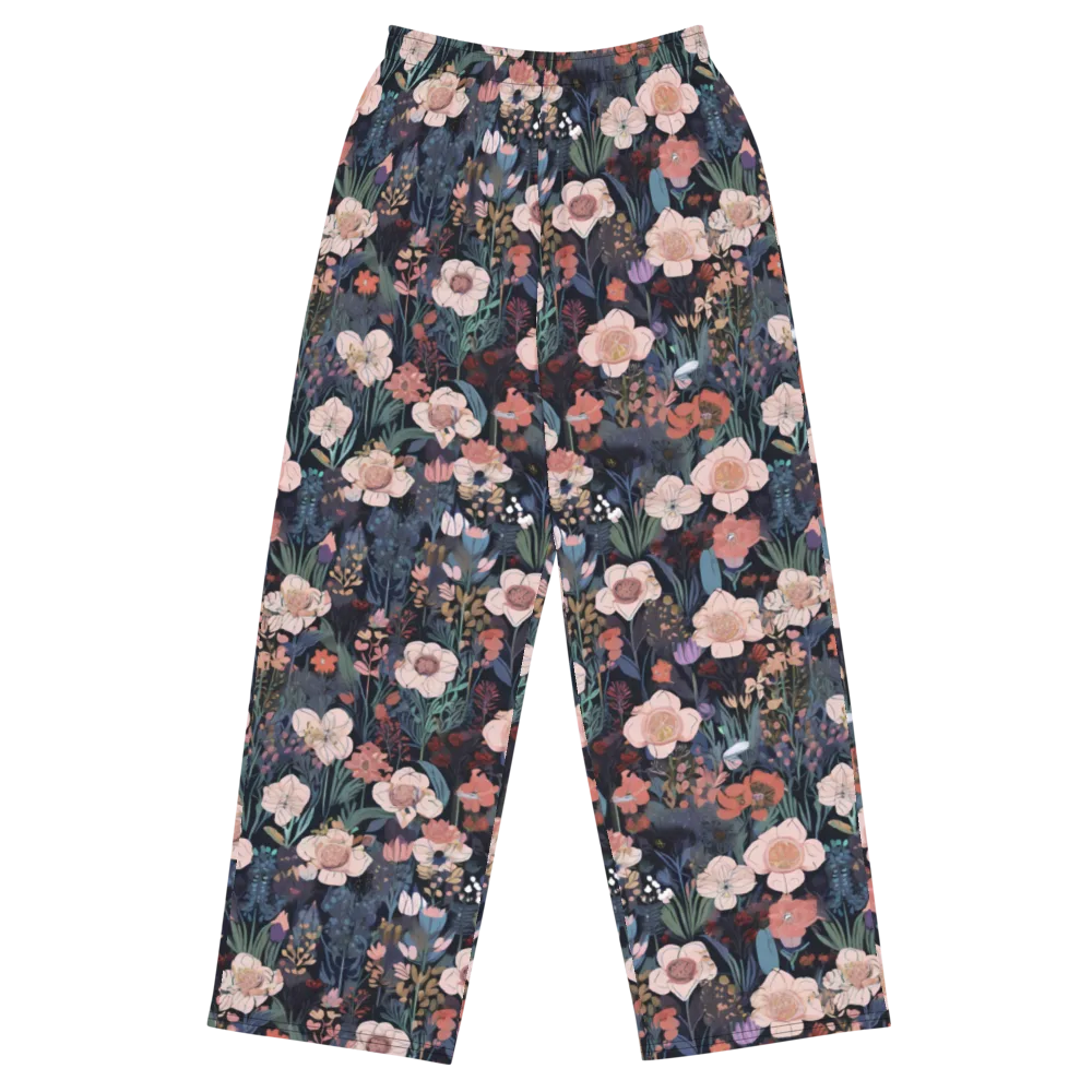 Midnight Conservatory on Wide-Leg Pants — Front