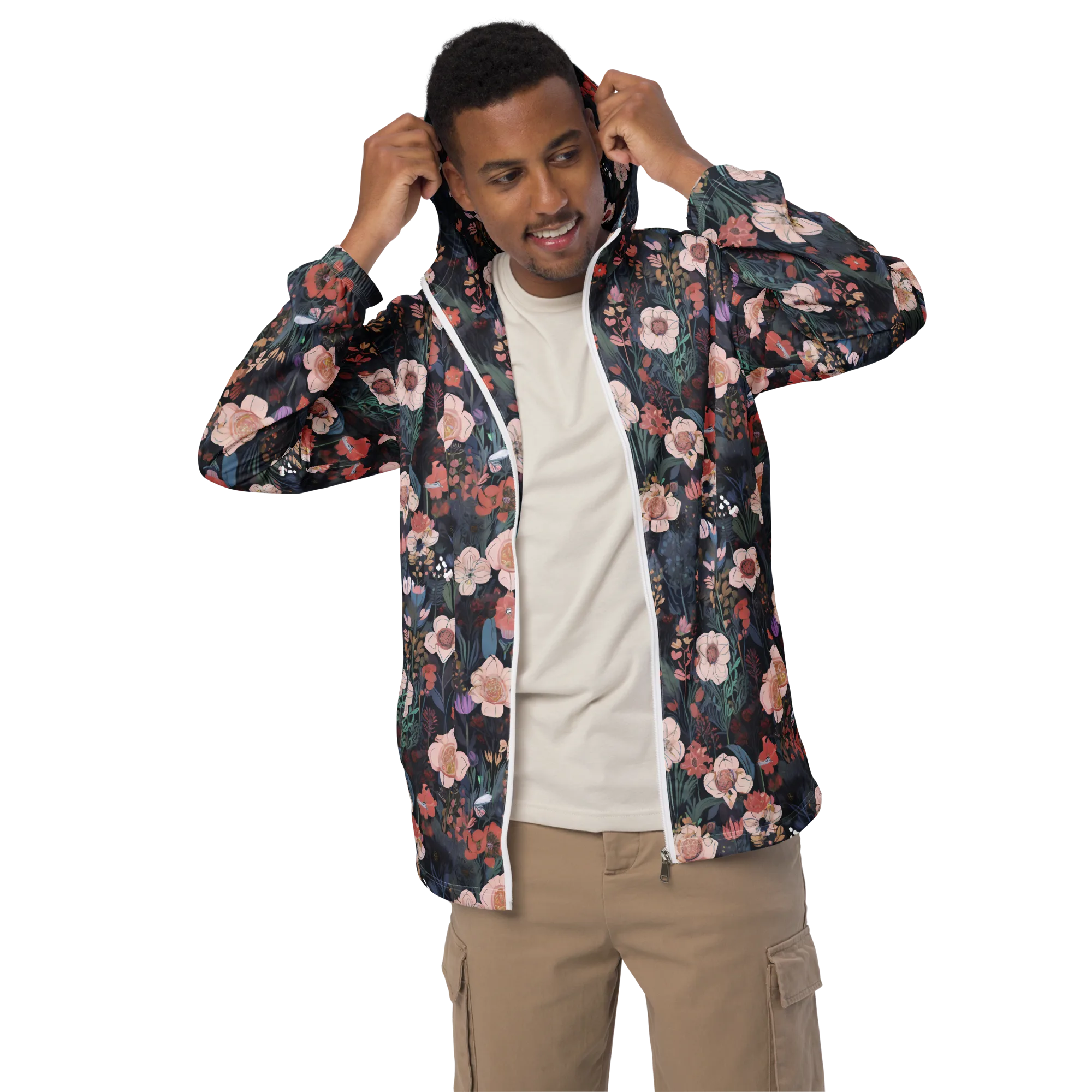 Midnight Conservatory on Men's Windbreaker — Front