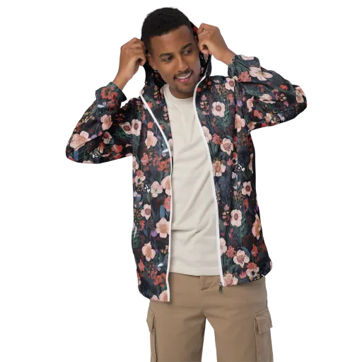 Midnight Conservatory on a Men's Windbreaker
