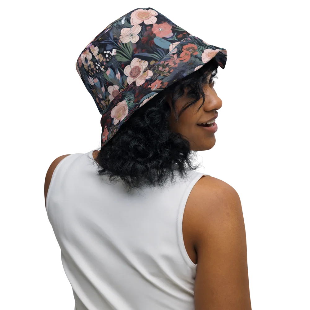 Midnight Conservatory on Reversible Bucket Hat — Right Outside
