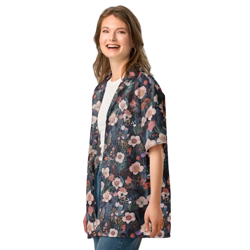 Midnight Conservatory on Button Shirt — Left Front