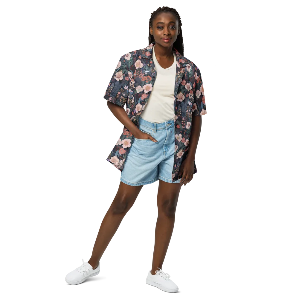 Midnight Conservatory on Button Shirt — Front