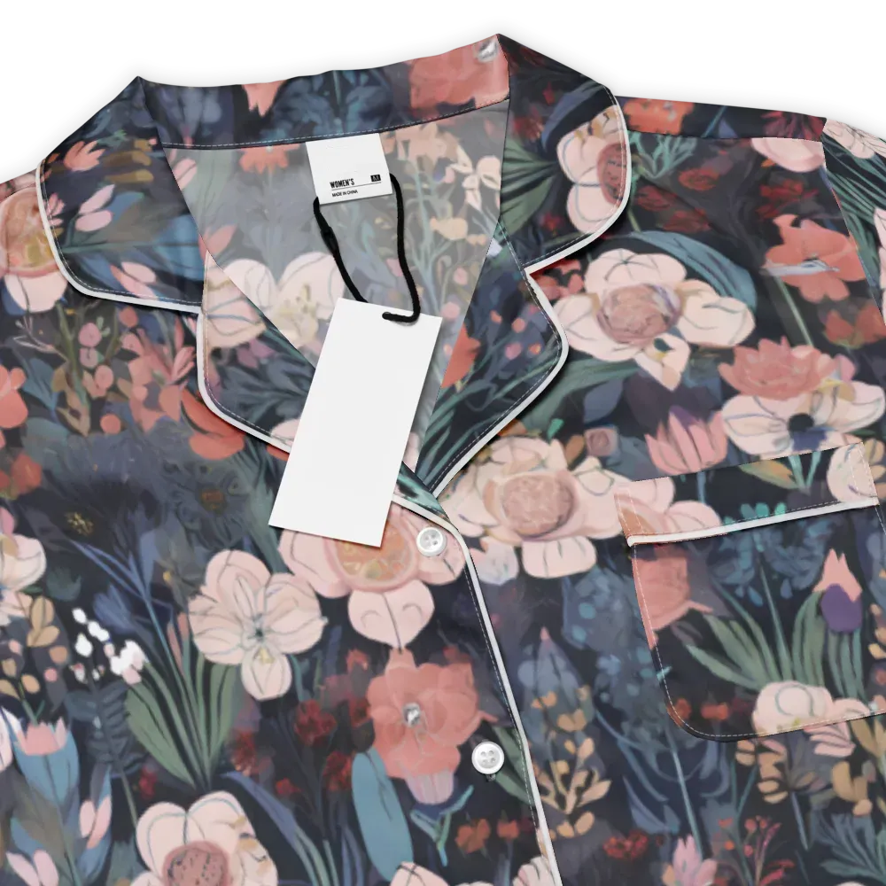 Midnight Conservatory on Women's Short Sleeve Pajama Top — Product details