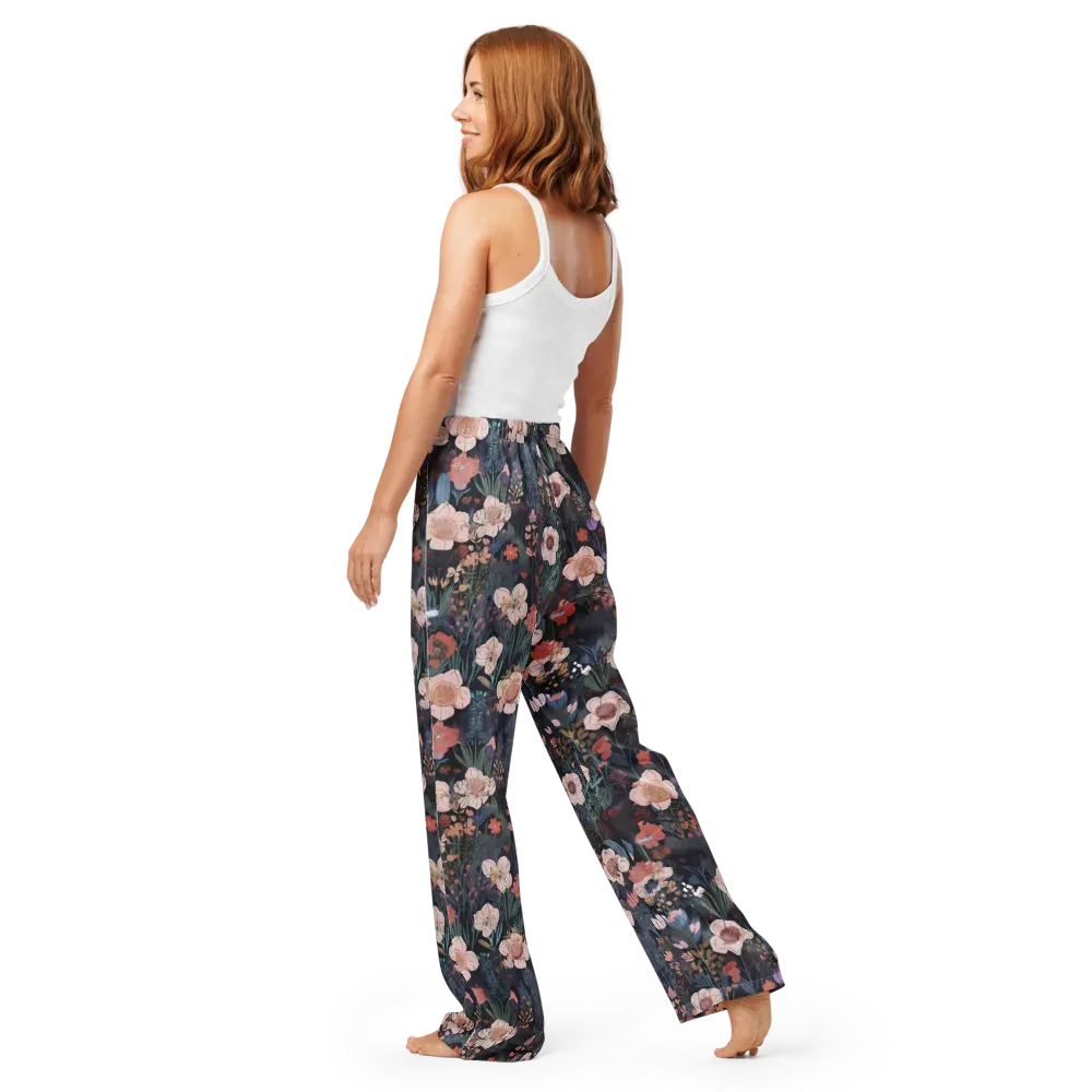 Midnight Conservatory on Women's Pajama Pants — Back