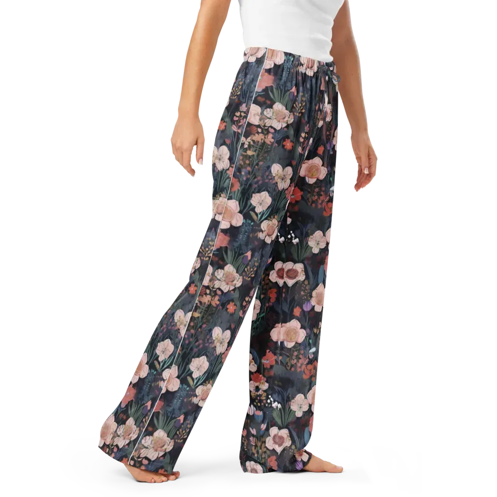 Midnight Conservatory on Women's Pajama Pants — Right Front