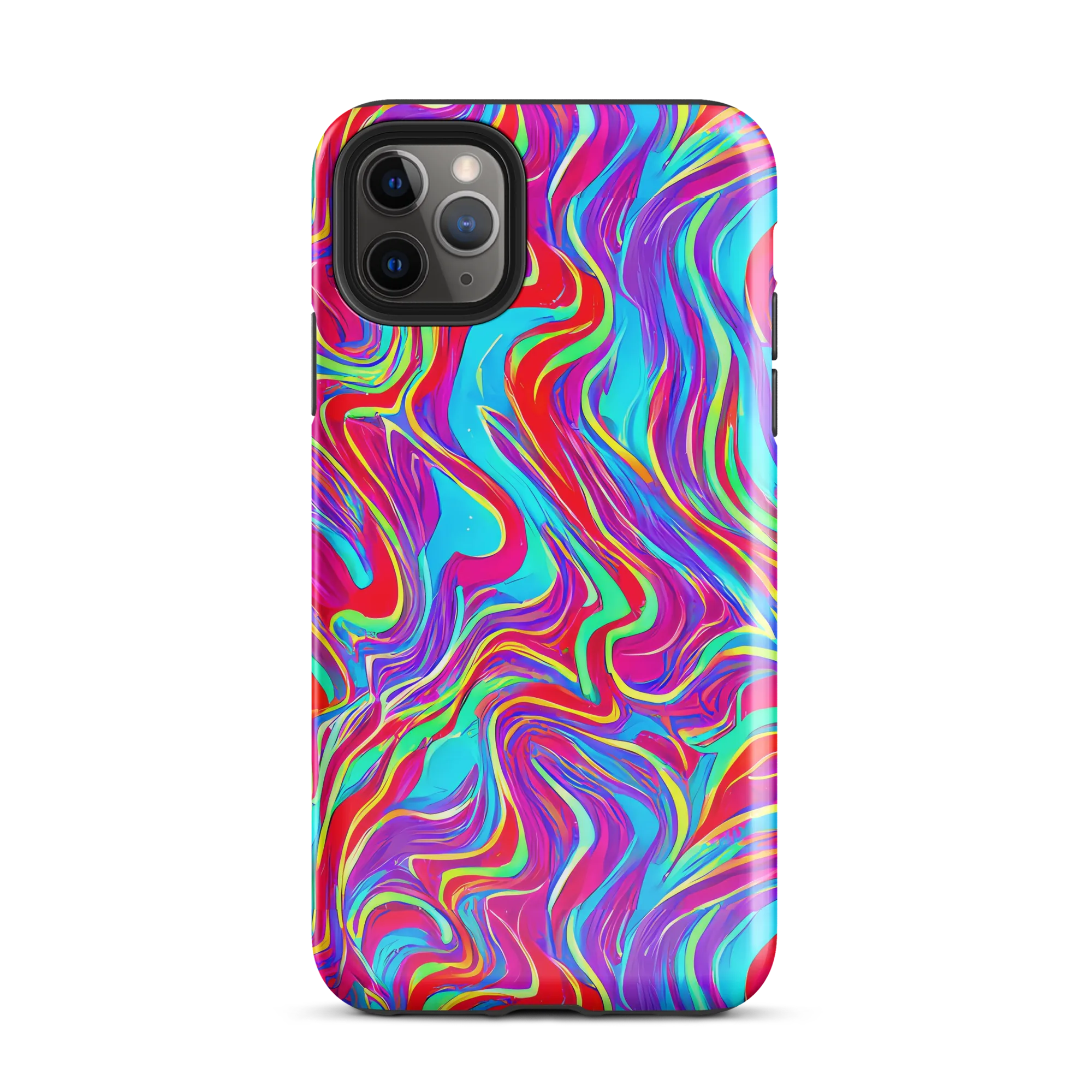 Rainbow Turbulence on Tough Case for iPhone® — Front
