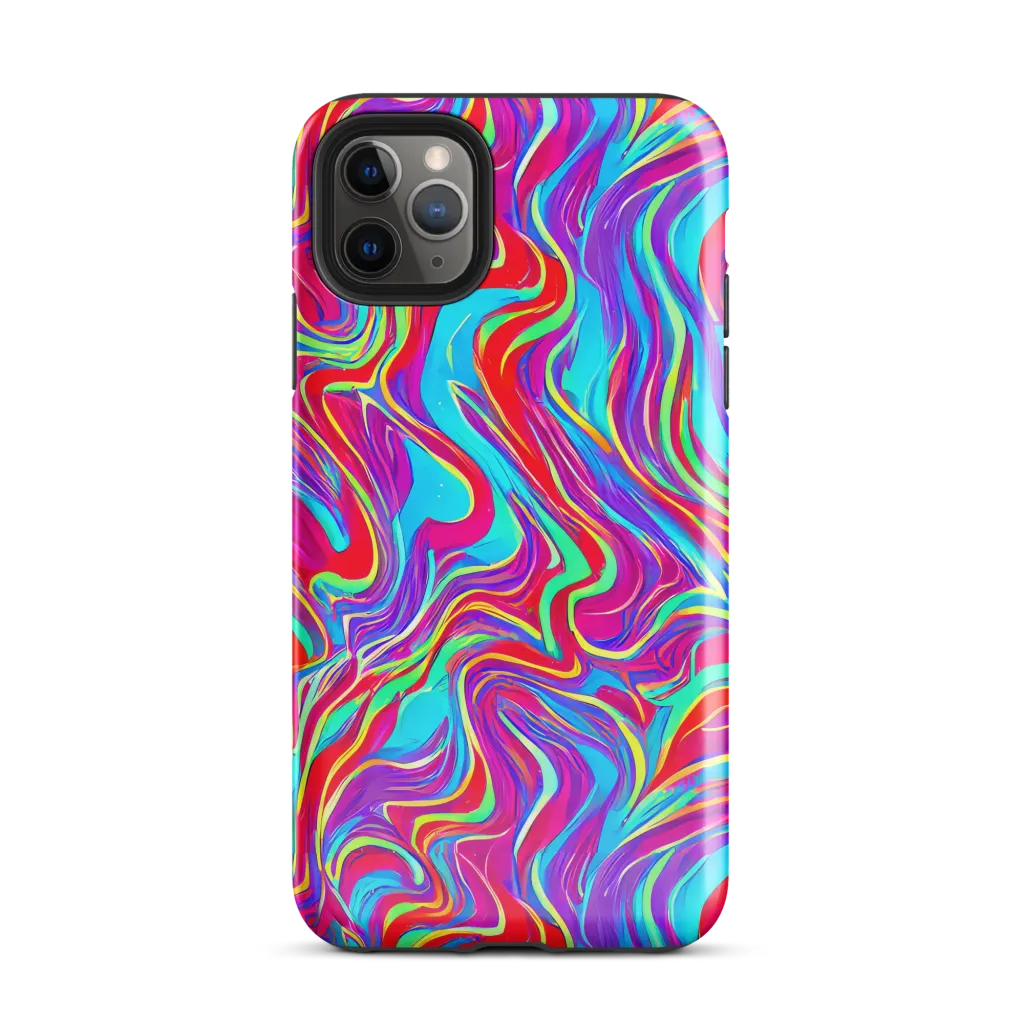 Rainbow Turbulence on Tough Case for iPhone® — Front