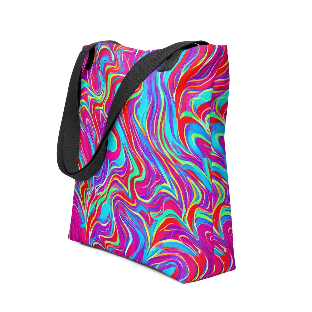Rainbow Turbulence on Tote Bag — Front