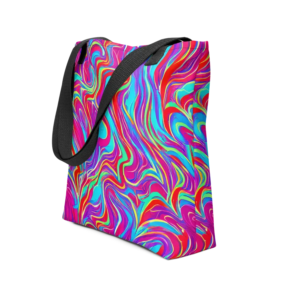 Rainbow Turbulence on Tote Bag — Front