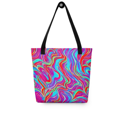 Rainbow Turbulence on a Tote Bag