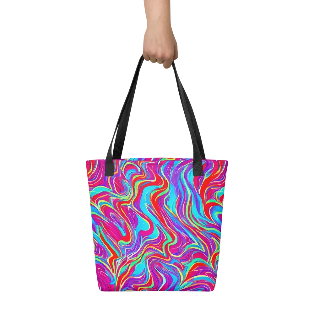 Rainbow Turbulence on Tote Bag — Front