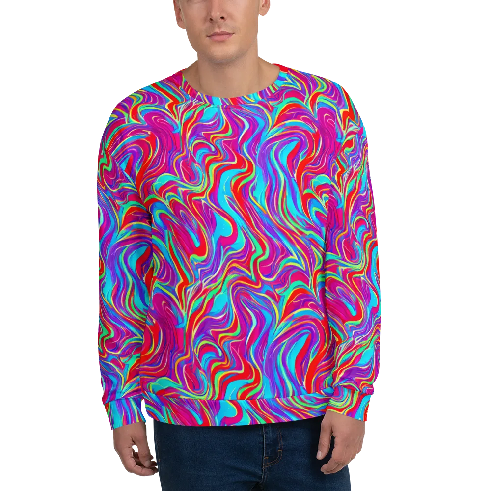 Rainbow Turbulence on Sweatshirt — Front