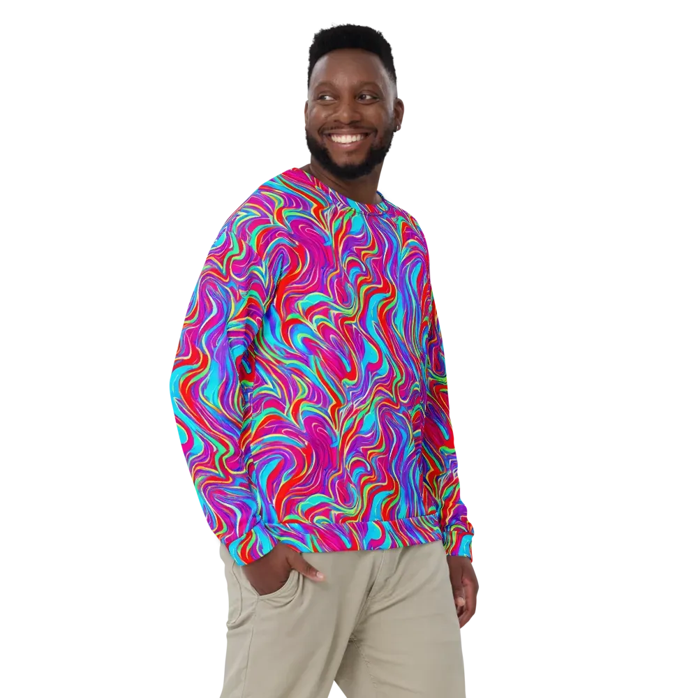 Rainbow Turbulence on Sweatshirt — Front