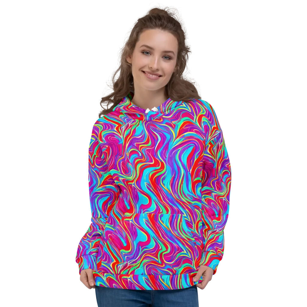 Rainbow Turbulence on Hoodie — Front