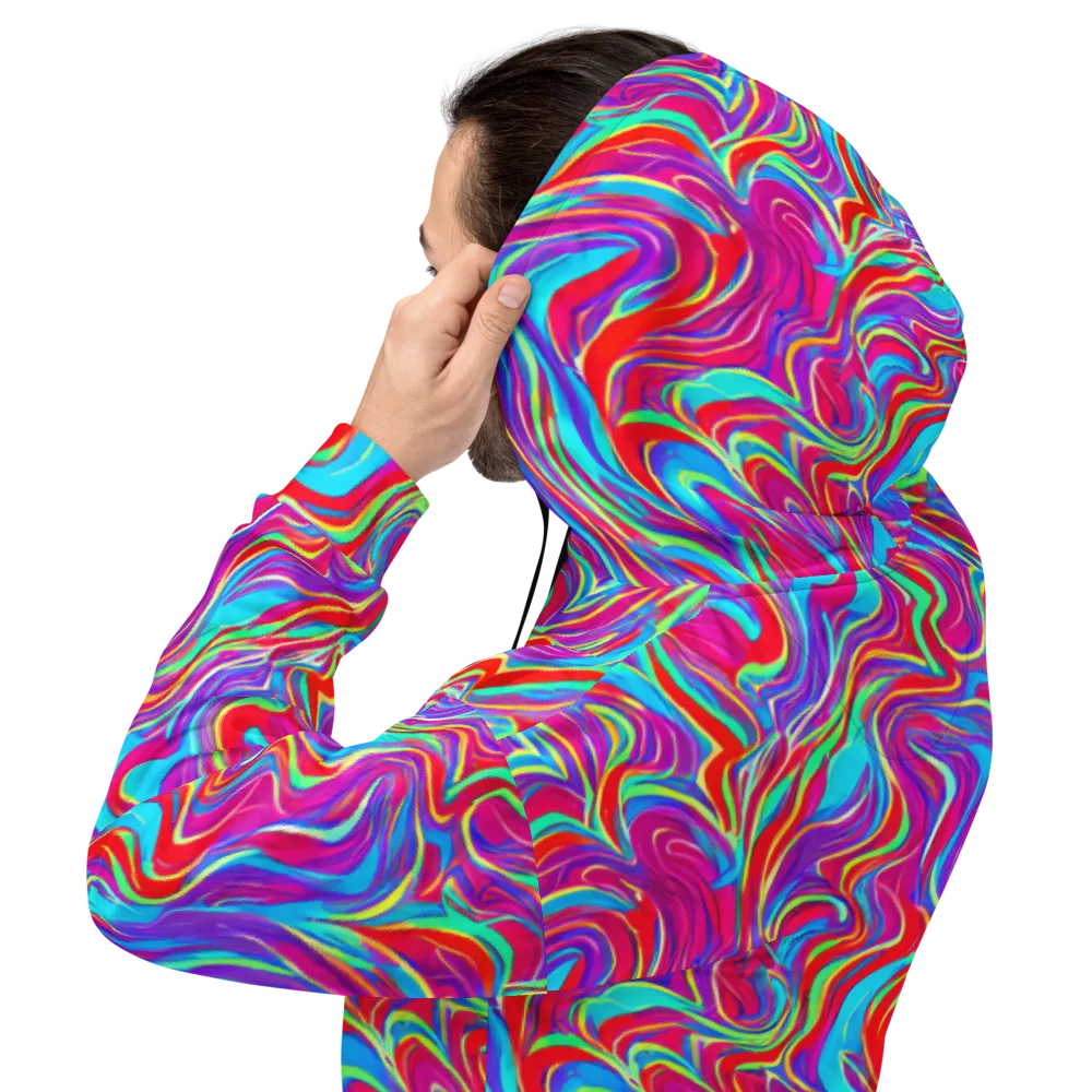 Rainbow Turbulence on Hoodie — Back