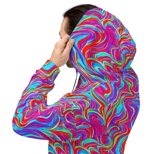 Rainbow Turbulence on a Hoodie