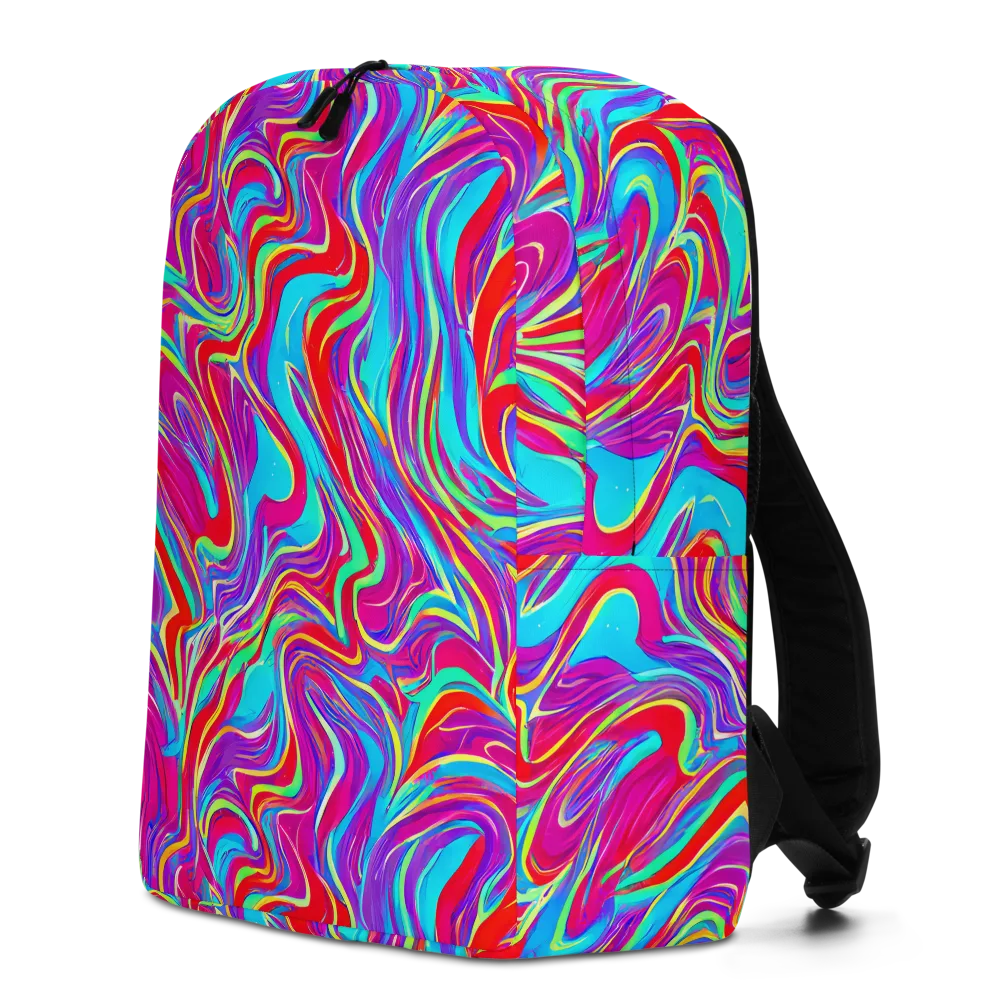 Rainbow Turbulence on Minimalist Backpack — Left