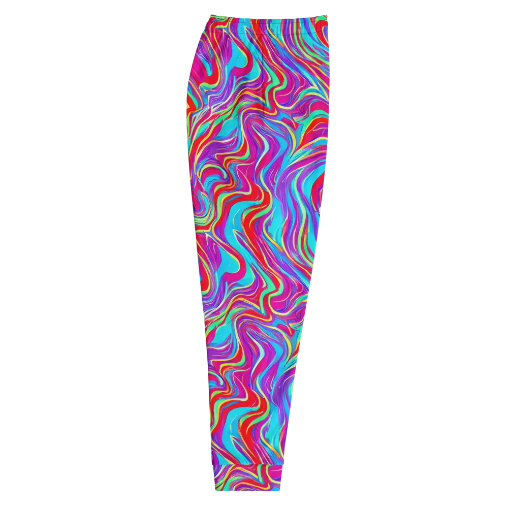 Rainbow Turbulence on Men's Joggers — Right