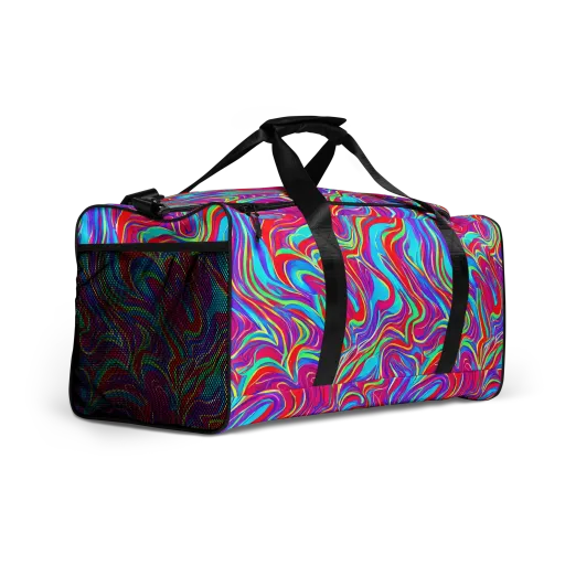Rainbow Turbulence on a Duffle Bag