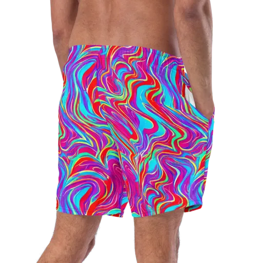 Rainbow Turbulence on a Swim Trunks