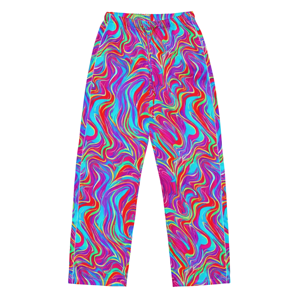 Rainbow Turbulence on Women's Pajama Pants — Front