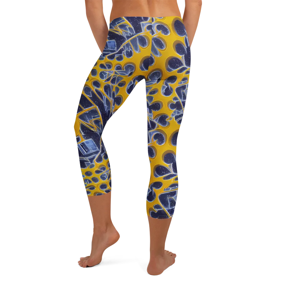 Astral Glass on Capri Leggings — Back