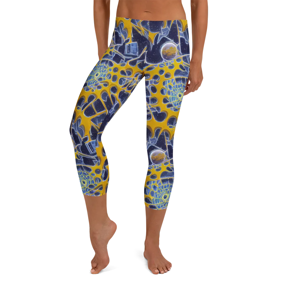 Astral Glass on Capri Leggings — Front