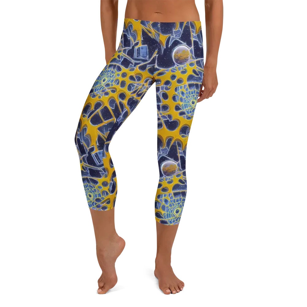 Astral Glass on Capri Leggings — Front