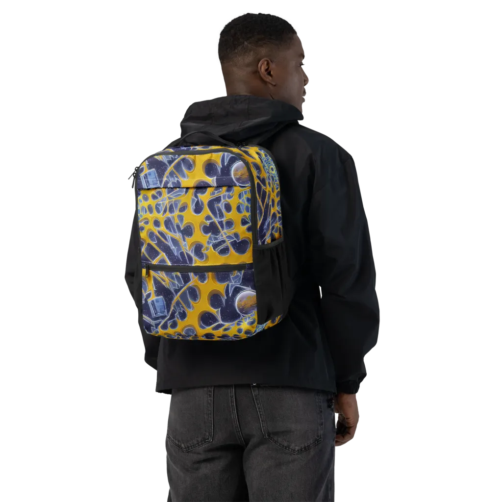 Astral Glass on Utility Backpack — Back
