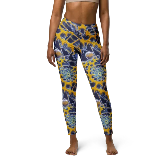 Astral Glass on a Yoga Leggings