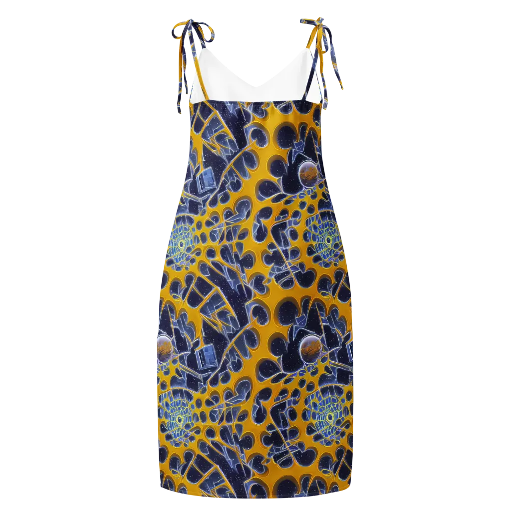 Astral Glass on Slip Dress — Back