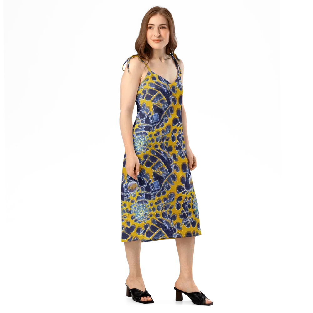 Astral Glass on Slip Dress — Right Front