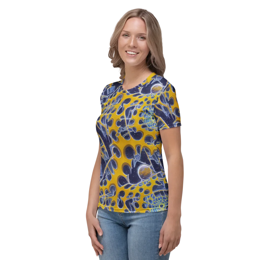 Astral Glass on Women's Crew Neck T-Shirt — Left