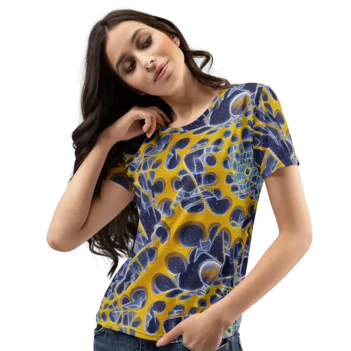 Astral Glass on a Women's Crew Neck T-Shirt