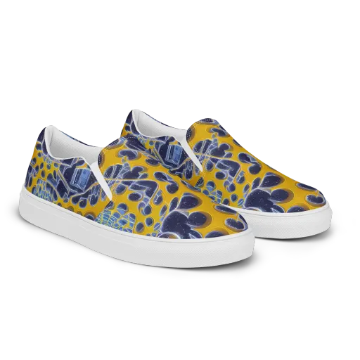 Astral Glass on a Men's Slip-On Canvas Shoes