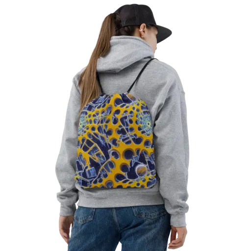 Astral Glass on a Drawstring Bag