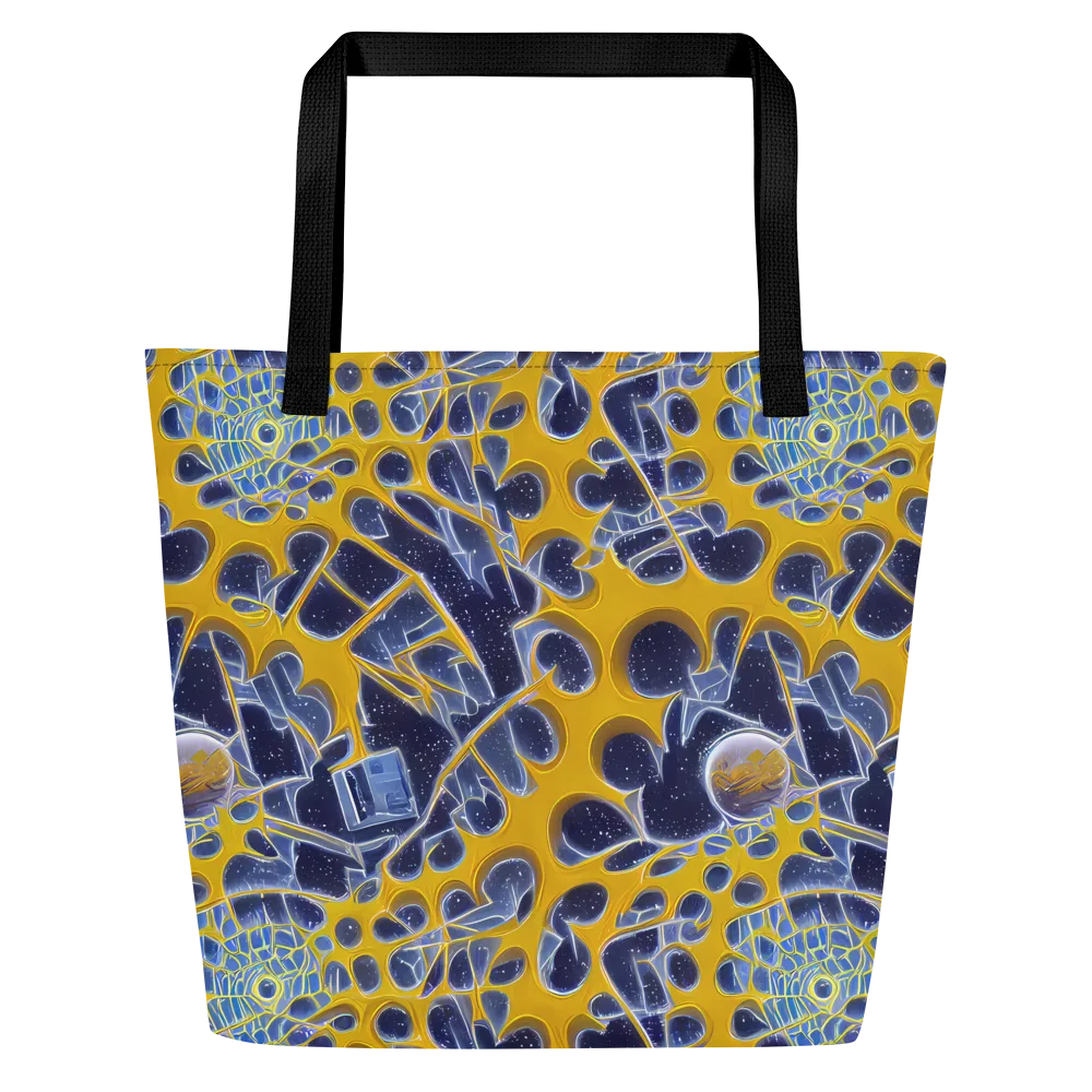 Astral Glass on Large Tote Bag W/ Pocket — Front