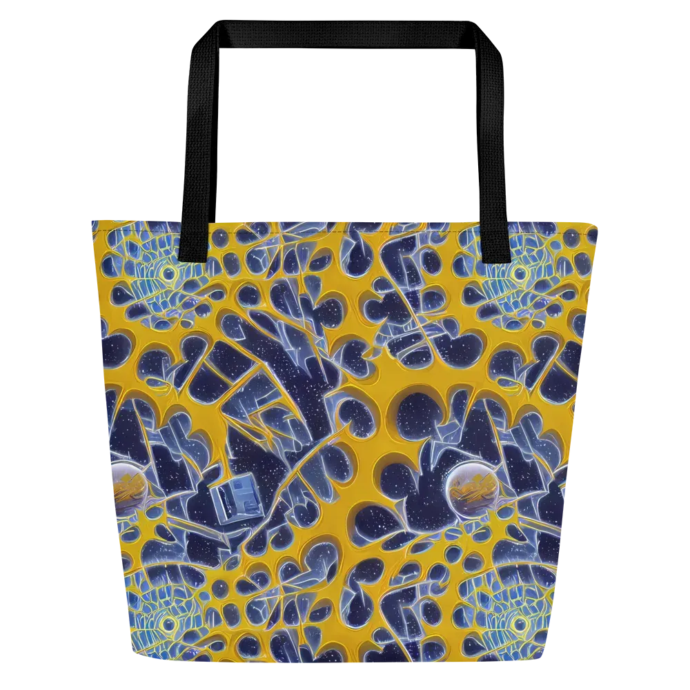 Astral Glass on Large Tote Bag W/ Pocket — Front
