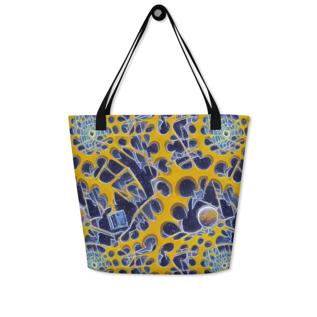Astral Glass on Large Tote Bag W/ Pocket — Front