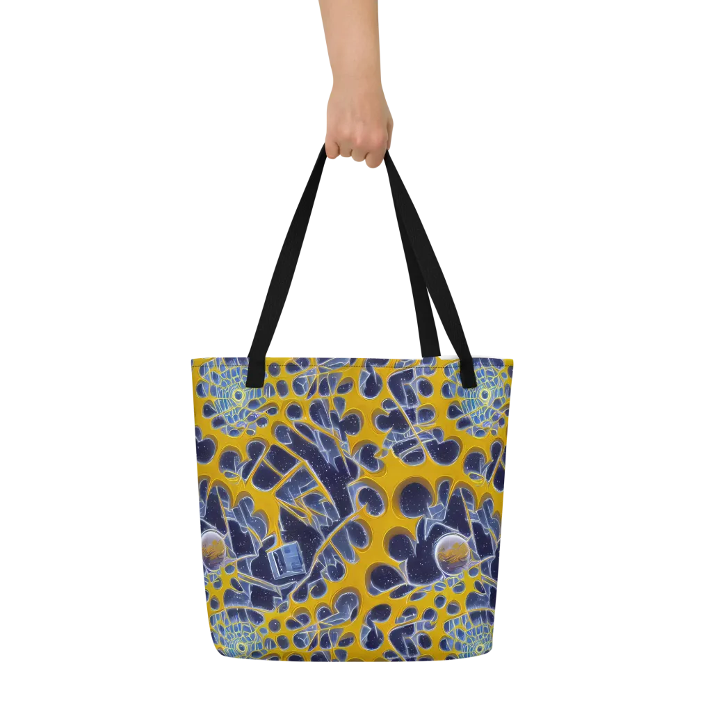 Astral Glass on Large Tote Bag W/ Pocket — Front