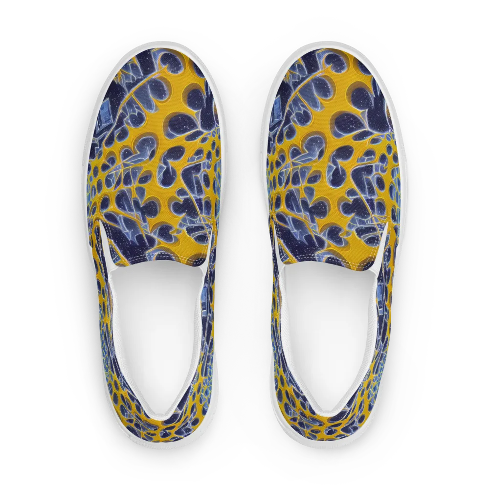 Astral Glass on Women's Slip-On Canvas Shoes — Front
