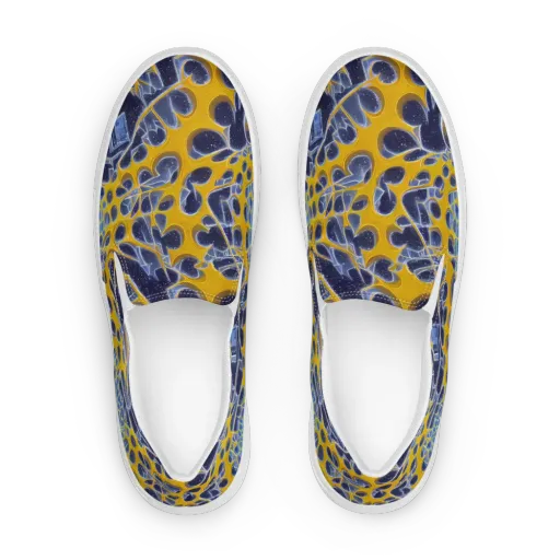Astral Glass on a Women's Slip-On Canvas Shoes