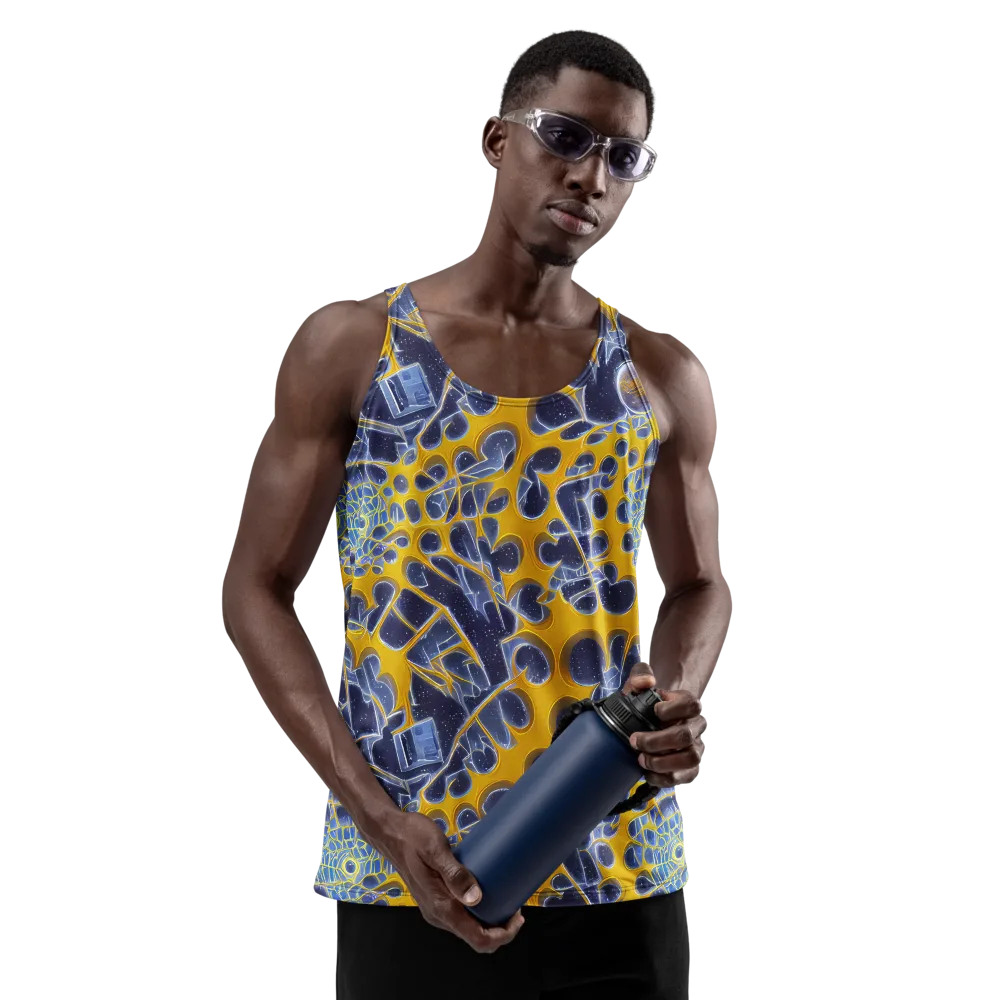 Astral Glass on Men's Tank Top — Front
